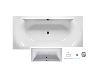 Изображение товара Ванна гидромассажная Riho Lima 190 x 90 см, AIR2