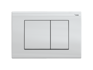 Изображение товара Клавиша смыва Рехау Nova Quad 001 19102011001, механическая, белая