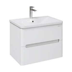 Изображение товара Тумба под раковину Grossman Адель 107017, 70 см,  подвесная, цвет белый глянец