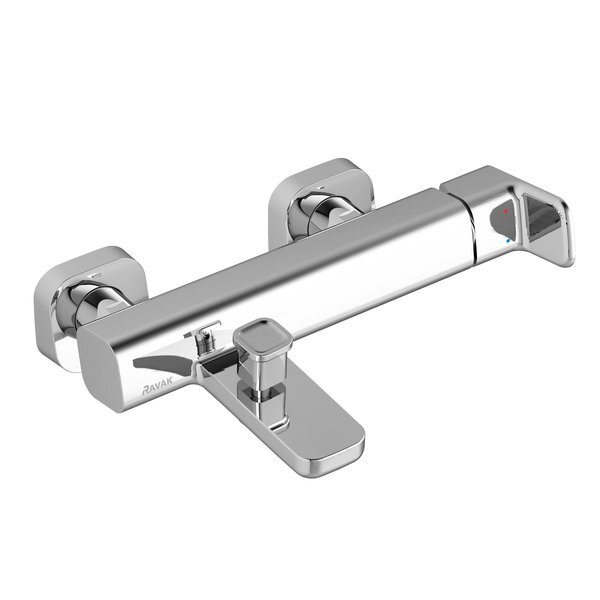 Изображение товара Смеситель для ванны и душа Ravak 10° TD 022.00/150, хром, X070065 Изображение товара Смеситель для ванны и душа Ravak 10° TD 022.00/150, хром, X070065