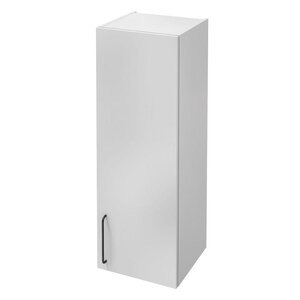 Изображение товара Шкаф-пенал Jacob Delafon Odeon Rive Gauche EB2571D-R9-G1C, 40 см, ручка черная, петли справа, цвет белый лак глянец