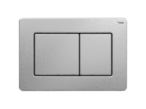 Изображение товара Клавиша смыва Рехау Nova Public 19102801001, механическая, с покрытием против отпечатков пальцев, сталь брашированная 