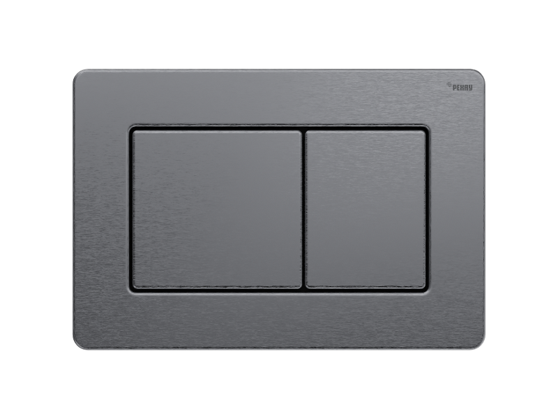 Изображение товара Клавиша смыва Рехау Nova Public 19102821001 механическая с покрытием против отпечатков графит браши