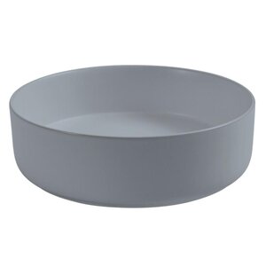 Изображение товара Раковина Splendy Bliss BL10540T0NDM, 40 см, накладная, керамика, цвет серый матовый