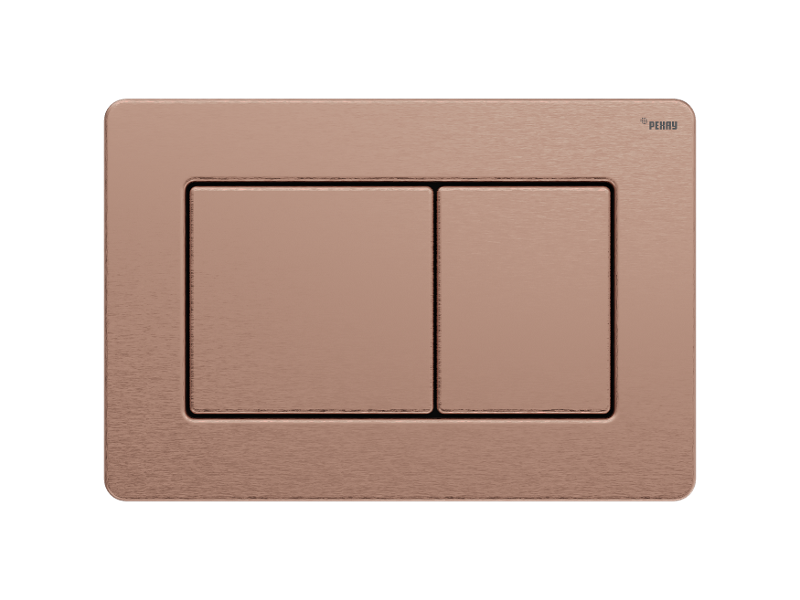 Изображение товара Клавиша смыва Рехау Nova Public 19102841001 механическая с покрытием против отпечатков пальцев розо