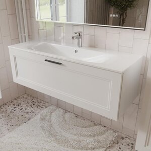 Изображение товара Тумба с раковиной Terminus Classik CLA101201900301O, 120 см, подвесная, цвет белый