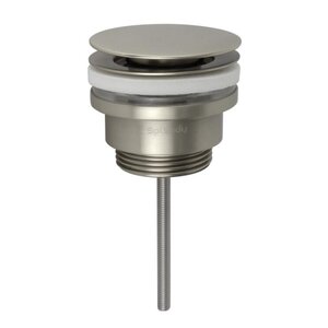 Изображение товара Донный клапан для раковины Splendy AA3071ORMNB, универсальный, Click Clack, цвет никель брашированный Изображение товара Донный клапан для раковины Splendy AA3071ORMNB, универсальный, Click Clack, цвет никель брашированный