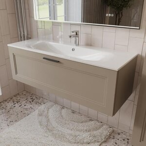 Изображение товара Тумба с раковиной Terminus Classik CLA101201200501O, 120 см, подвесная, цвет капучино