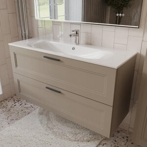 Изображение товара Тумба с раковиной Terminus Classik CLA101202200501O, 120 см, подвесная, цвет капучино