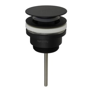 Изображение товара Донный клапан для раковины Splendy AA3071URMBM, универсальный, цвет черный матовый