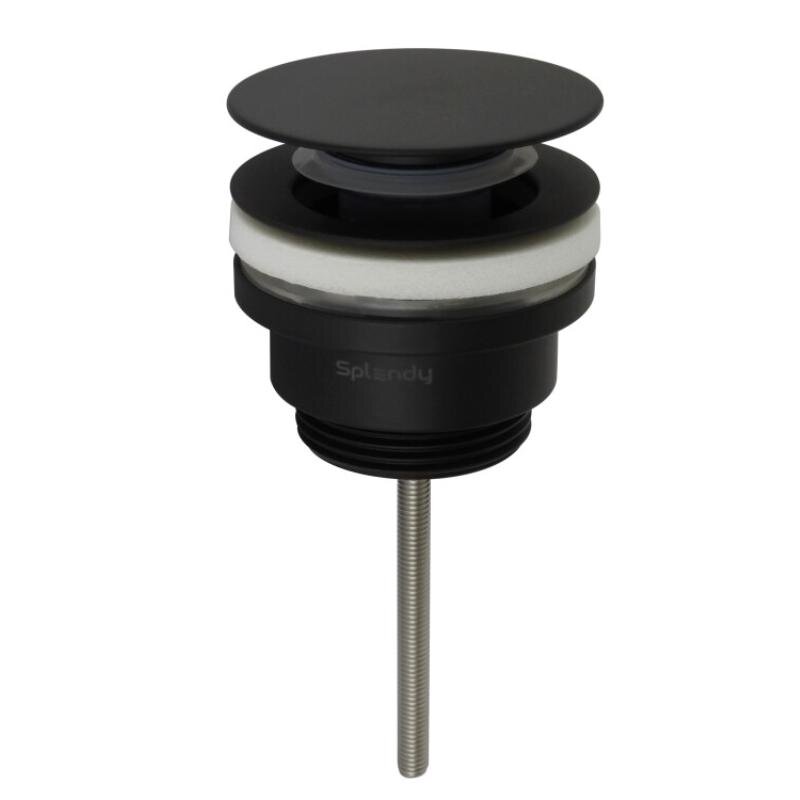 Изображение товара Донный клапан Splendy AA3071URMBM 1 1/4" черный матовый Изображение товара Донный клапан Splendy AA3071URMBM 1 1/4" черный матовый