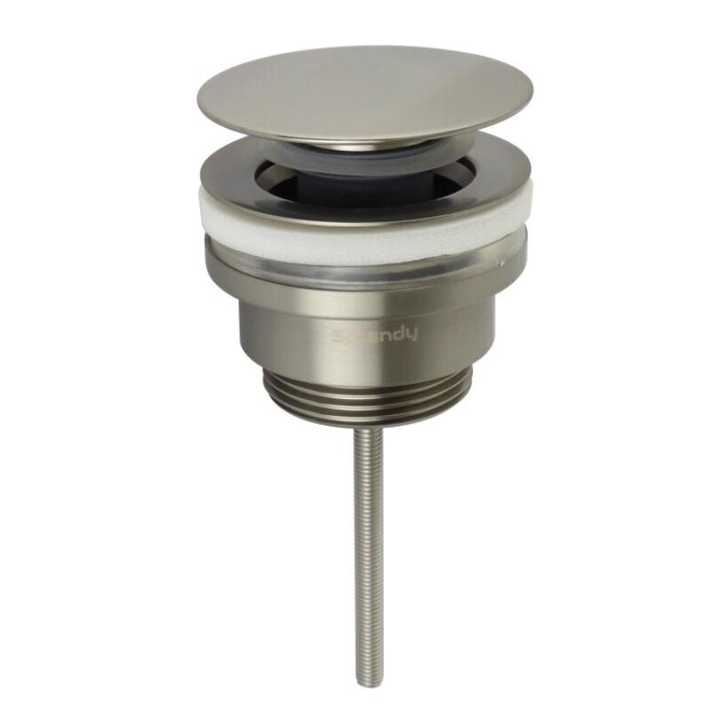 Изображение товара Донный клапан для раковины Splendy AA3071URMNB, универсальный, цвет никель брашированный