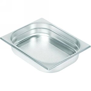 Изображение товара Коландер для кухонной мойки Alveus GN PAN 1/2 X 100 BR 1008901, брашированная сталь