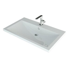 Изображение товара Раковина Grossman Alice 4627173210317, 75 см, искусственный мрамор, белая