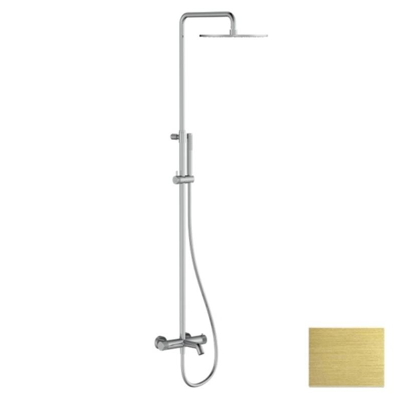 Изображение товара Душевая система Splendy Relax P RP208ZTR30C1GM, термостатическая, цвет золото матовое