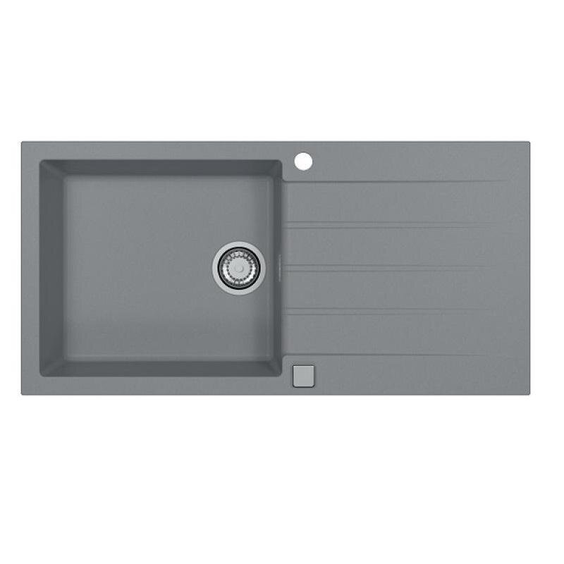 Изображение товара Alveus Cadit 50 кухонная мойка 1000х500 мм серый матовый из искусственного камня Granital