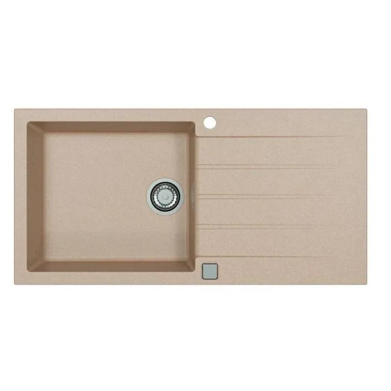 Изображение товара Кухонная мойка Alveus Cadit 50 из искусственного камня коричневая 100 см