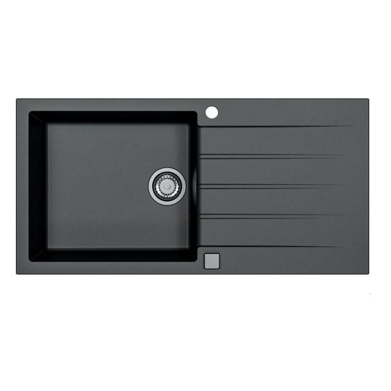 Изображение товара Alveus Cadit 50 1140598 кухонная мойка из искусственного камня 1000x500 мм черный матовый