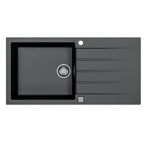 Изображение товара Alveus Cadit 50 1140598 кухонная мойка из искусственного камня 1000x500 мм черный матовый