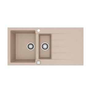 Изображение товара Мойка кухонная Alveus Cadit 80 1140601, 100 см, искусственный камень, песчаный