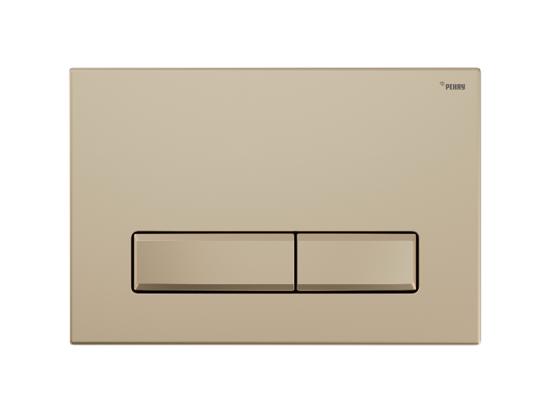 Изображение товара Клавиша смыва Рехау Nova Long 001 19102371001, механическая, золото матовое