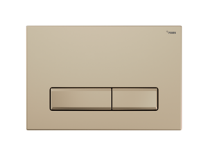 Изображение товара Клавиша смыва Рехау Nova Long 001 19102371001, механическая, золото матовое