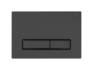 Изображение товара Клавиша смыва Рехау Nova Long 001 19102351001, механическая, черная матовая