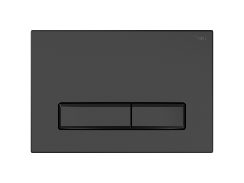 Изображение товара Клавиша смыва Рехау Nova Long 001 механическая черная матовая