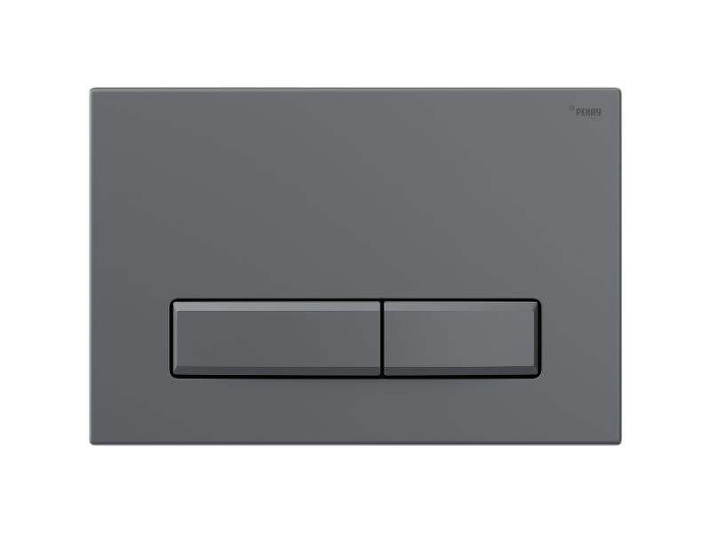 Изображение товара Клавиша смыва Рехау Nova Long 001 19102341001 механическая графит матовый