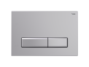 Изображение товара Клавиша смыва Рехау Nova Long 001 19102331001, механическая, серебристая матовая