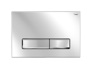 Изображение товара Клавиша смыва Рехау Nova Long 001 19102321001, механическая, хром