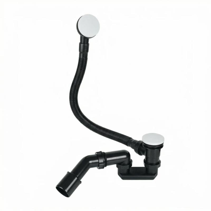 Изображение товара Слив-перелив Splendy Neoplex NE30915MW, для ванны, автоматический Click-clack, с сифоном, цвет белый