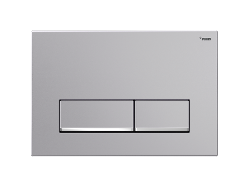 Изображение товара Клавиша смыва Рехау Nova Long 002 механическая для унитаза серебристый матовый хром