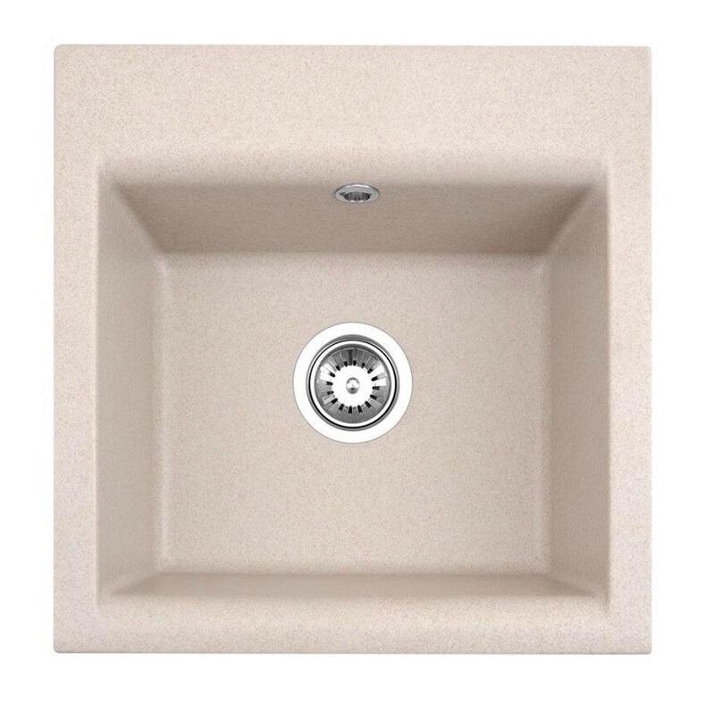 Изображение товара Alveus Gem 10 1149111 Мойка кухонная 50x50 см искусственный гранит GRANITAL бежевый Изображение товара Alveus Gem 10 1149111 Мойка кухонная 50x50 см искусственный гранит GRANITAL бежевый