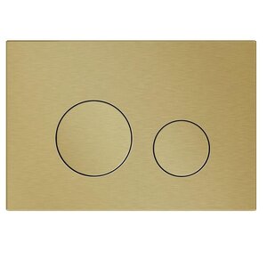 Изображение товара Клавиша смыва KKPol M11, 350/PPZ/050-00-00, механическая, цвет золото брашированное