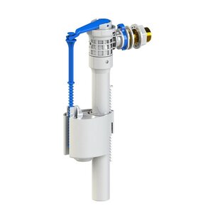 Изображение товара Механизм заливной для бачка KKPol ZN3, 350/ZN3/117-00-T0, боковой подвод воды 1/2, штуцер латунь, цвет белый