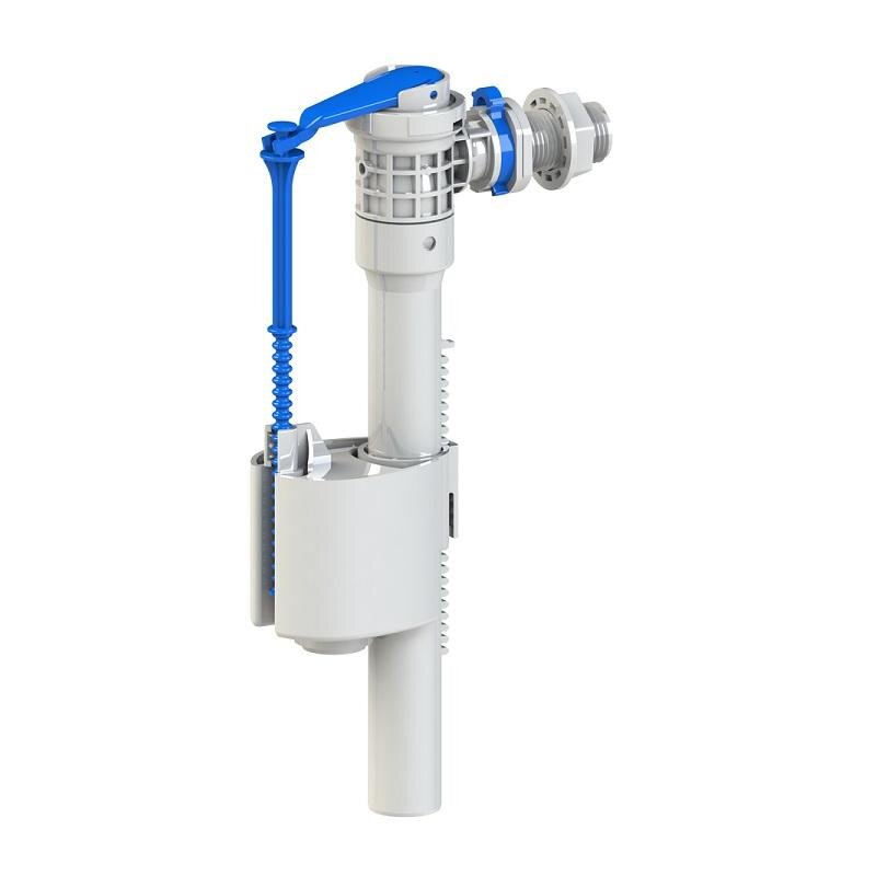 Изображение товара Механизм заливной для бачка KKPol ZN3, 350/ZN3/118-00-T0, боковой подвод воды 3/8, штуцер пластик, цвет белый