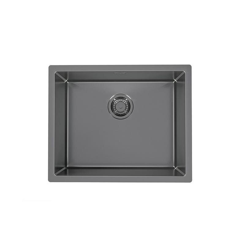 Изображение товара Мойка кухонная Alveus Quadrix 50 Monarch 1153735, 54 х 44 см, PVD антрацит Изображение товара Мойка кухонная Alveus Quadrix 50 Monarch 1153735, 54 х 44 см, PVD антрацит