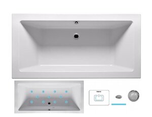 Изображение товара Ванна гидромассажная Riho Lugo 170 x 75 см, AIR