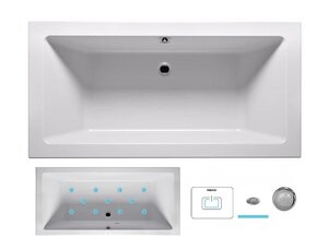 Изображение товара Ванна гидромассажная Riho Lusso 180 x 90 см, AIR