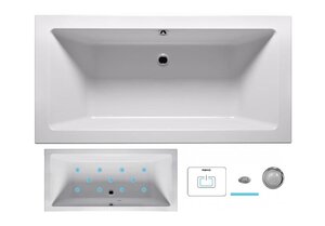 Изображение товара Ванна гидромассажная Riho Lusso 180 x 80 см, AIR
