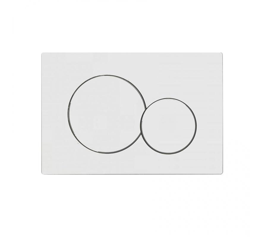 Изображение товара Клавиша смыва Wonzon & Woghand WW-IB232-MW механическая белая матовая