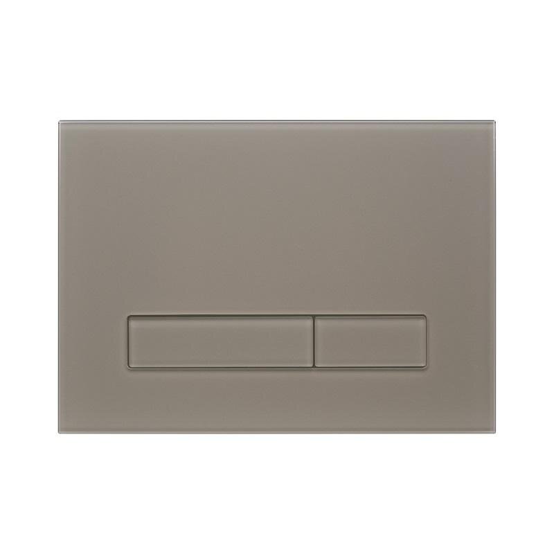 Изображение товара Клавиша смыва KKPol Viltrum Omnes Grande механическая кофе матовый стекло