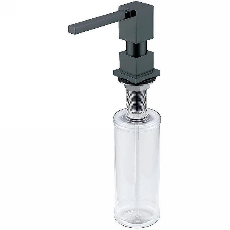 Изображение товара Дозатор встраиваемый для моющего средства Alveus Pear 1153002, черный матовый