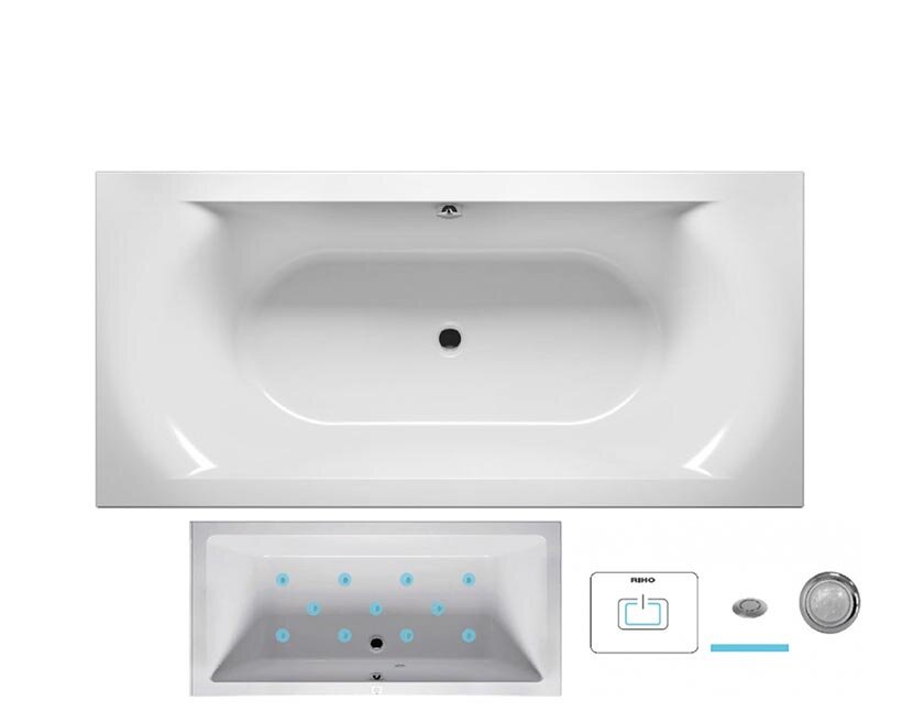 Изображение товара Ванна гидромассажная Riho Linares 190 x 90 см, AIR2