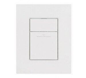 Изображение товара Клавиша смыва Wonzon & Woghand WW-IB256-MW, пневматическая, белая матовая