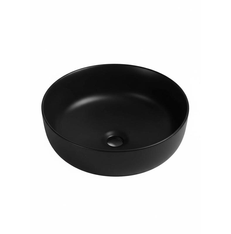 Изображение товара Раковина Wonzon & Woghand Erie WW-RN4076-MB, 40 см, фарфор, черная матовая Изображение товара Раковина Wonzon & Woghand Erie WW-RN4076-MB, 40 см, фарфор, черная матовая