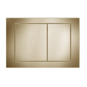 Изображение товара Клавиша смыва KKPol M05, 350/PBG/017-00-00, механическая, цвет золото брашированное