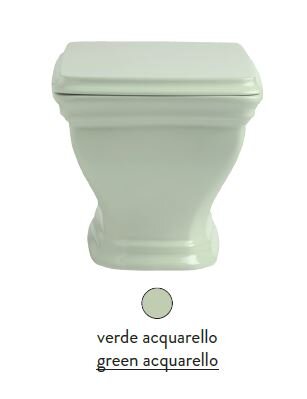 Изображение товара ArtCeram Civitas CIV001 35 00 - подвесной унитаз, салатовый, горизонтальный выпуск