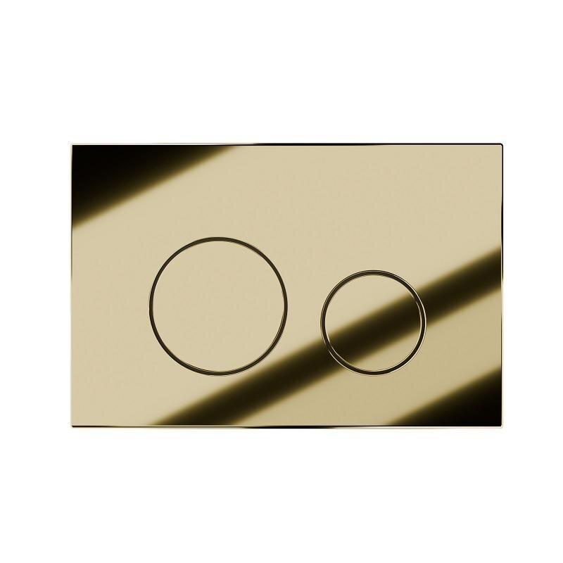 Изображение товара Клавиша смыва KKPol M11 механическая золото глянец PVD для унитаза